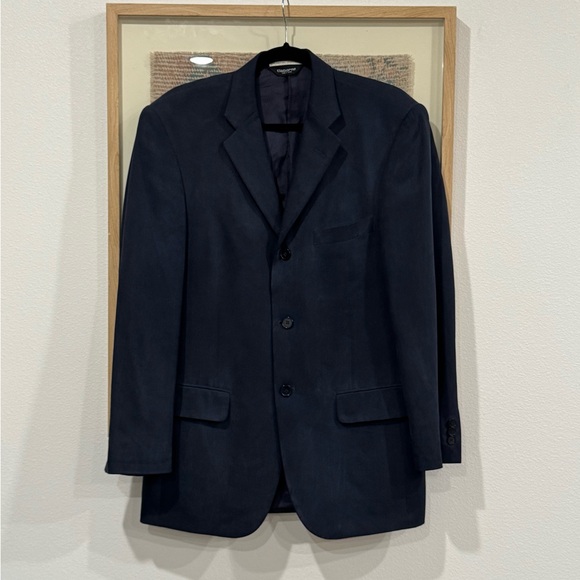 Claiborne Midnight Blue Silk Men’s Blazer